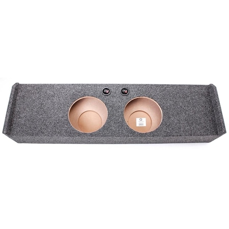 Q Power Qpower FORD10 2009DF 10 in. Dodge Downfire Unloaded Speaker Box Enclosure for Ford; Black FORD10 2009DF